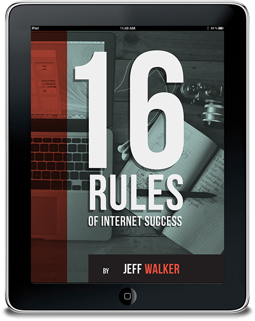 Jeff Walker's 16 Secrets to Internet Marketing Success eBook